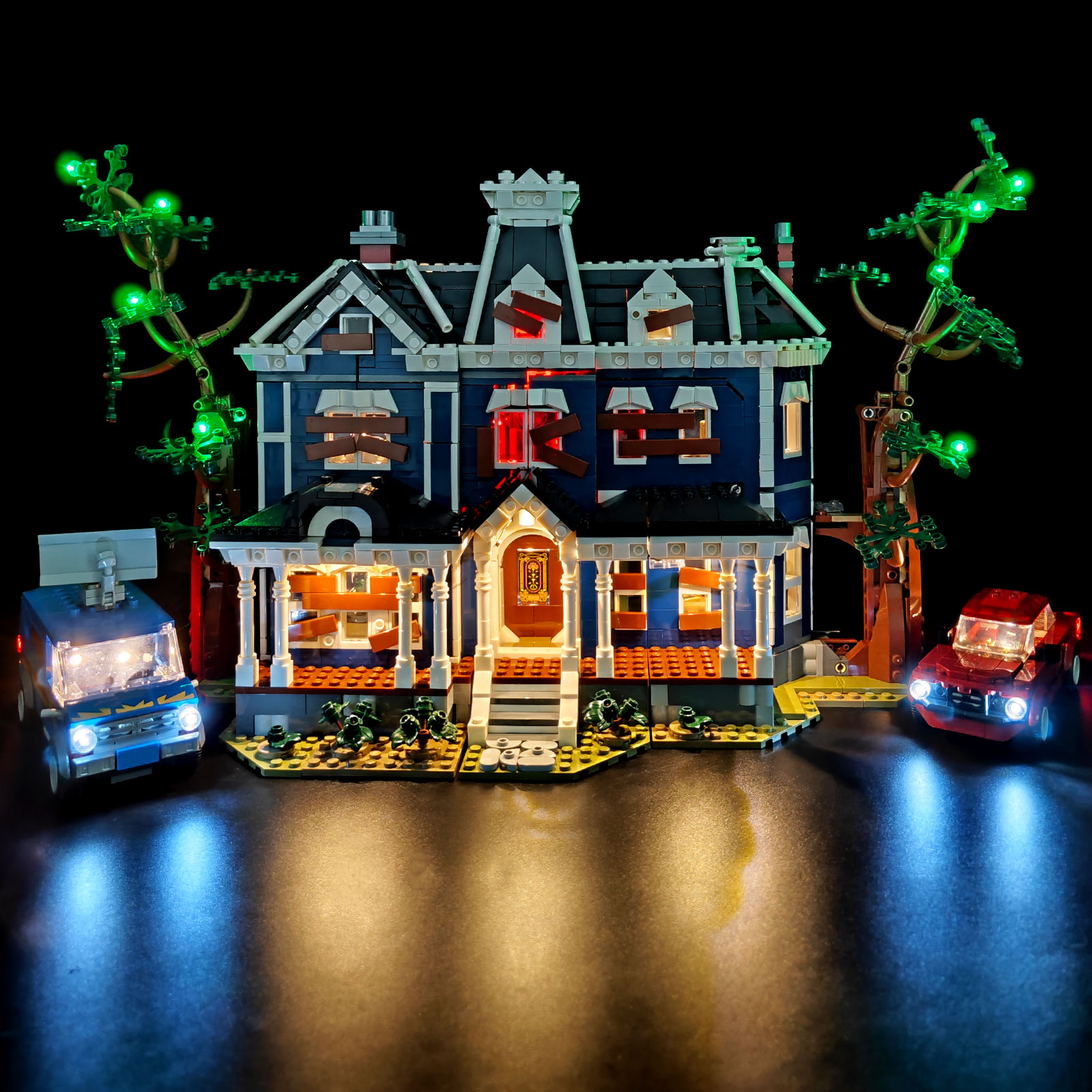 Model Kit Lego - LYBMTWF LED 照明キットは、レゴ 11370 ストレンジャー・シングス ザ・クリルハウスと互換性があります（モデルブロックは含まれません）