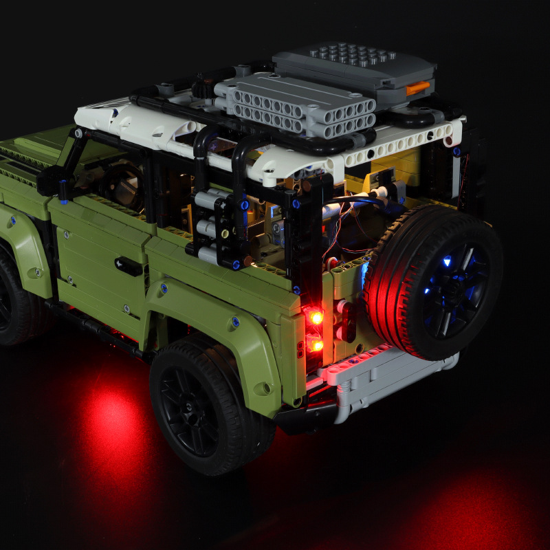 Model Kit Lego - レゴ ディフェンダー カー 42110 ビルディングブロック用 LED
