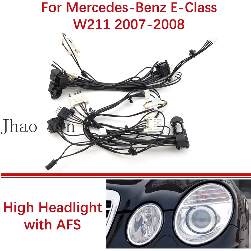 Model Kit Led - 配線ハーネスプラグ回路アセンブリ内部用メルセデスベンツ E クラス W211 2007-2008 LED