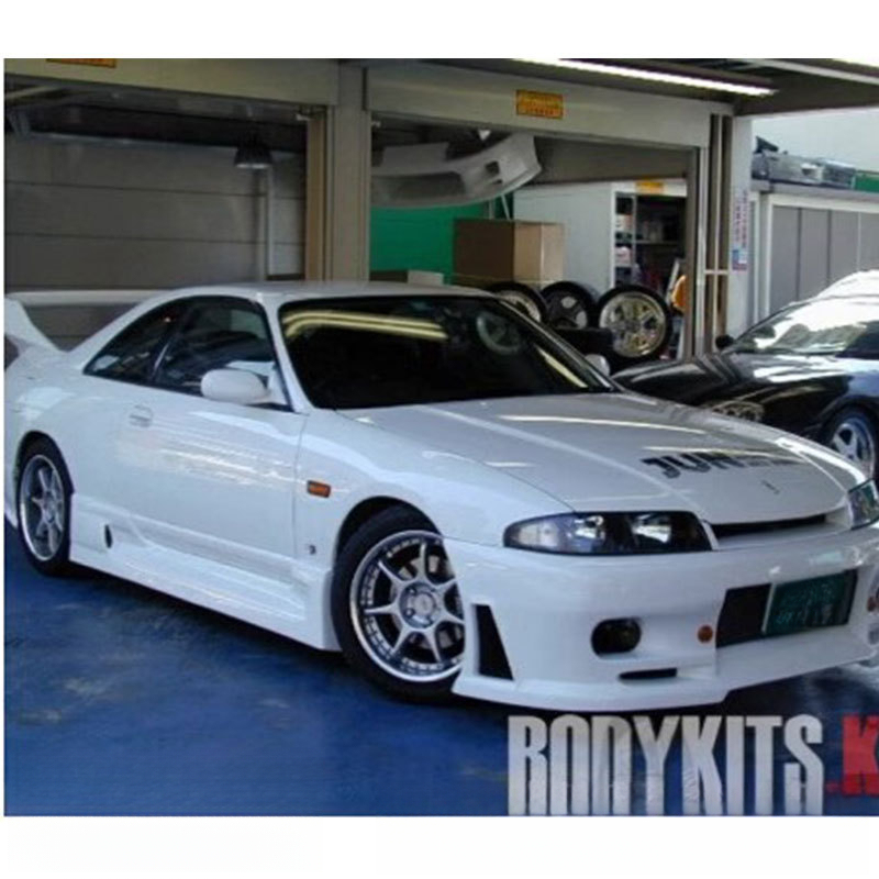 Model Kit Nissan Skyline - 日産スカイラインR33 GTS Junモデルワイドボディキット、フロント、リアバンパー、サイドスカートに適合