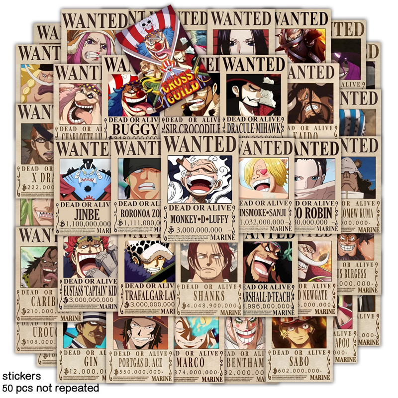 Model Kit One Piece Bandai - アニメ ルフィ ギア5 ワンピース 指名手配ポスター 四皇