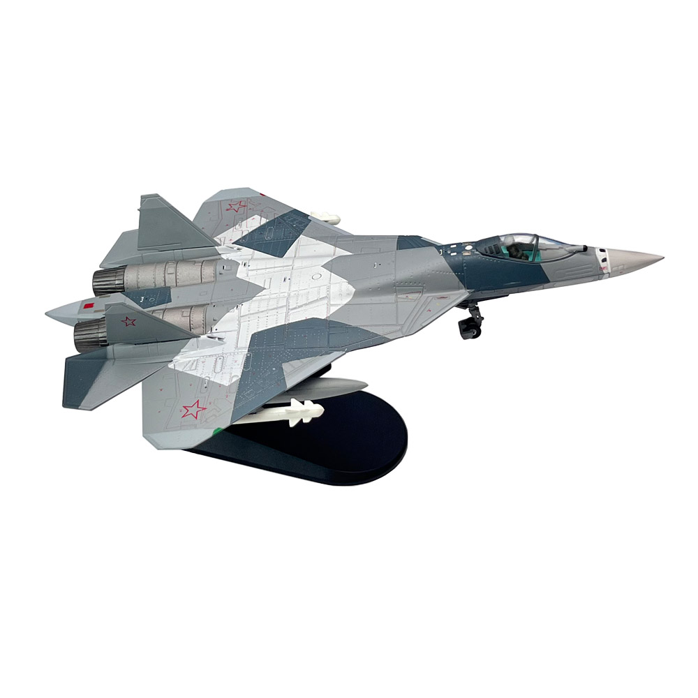 Model Kit Planes - 1/100スケール ロシア SU57 スホーイ SU-57 戦闘機