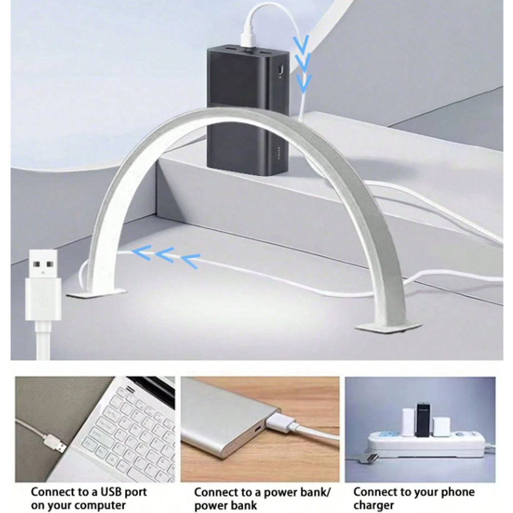 Model Kit Led - ネイルランプ 40/66CM 補光ライト USB 5V LEDテーブルランプ