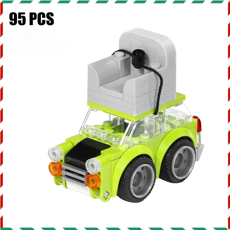 Model Kit Zero - MOC ミスタービーン レーシングカー 組み立てブロックキット - DIY組み立てブロック