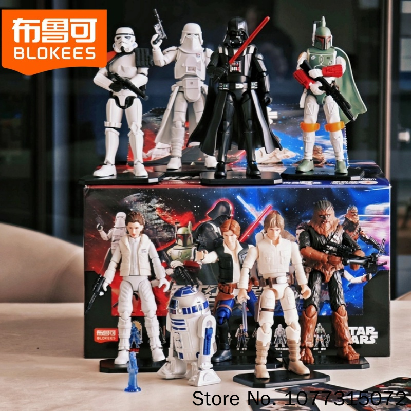Model Kit Action Figure - ブロキーズ スターウォーズ ギャラクシーV2 ブラインドボックス ポーズアブルモデルキット ダースベイダー