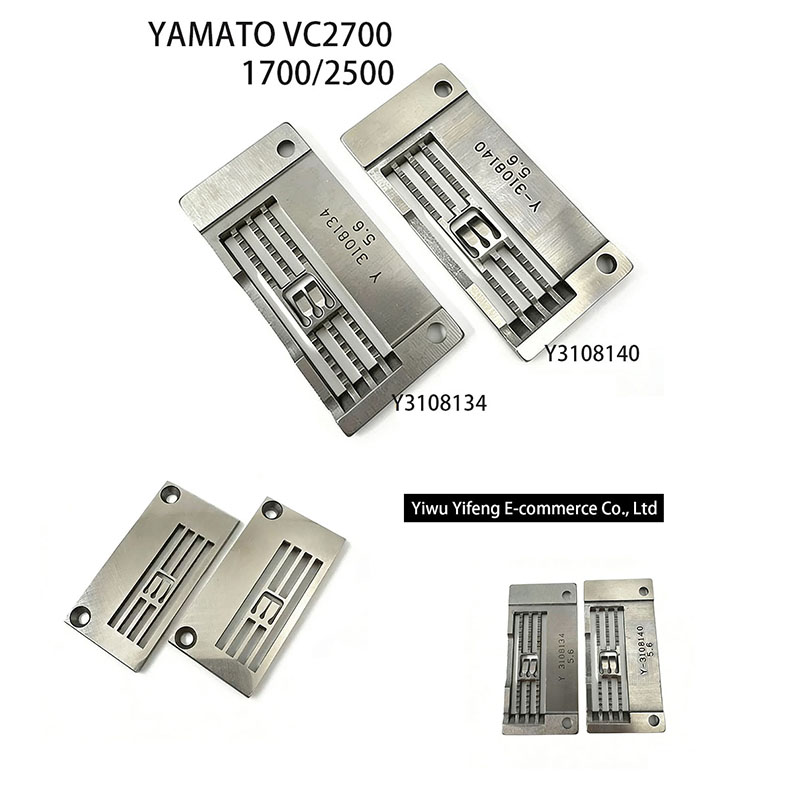 Model Kit Yamato - ヤマトVC2700針板Y3108134 Y3108140 3針5本糸スロートプレート VC1700/2500インターロックミシン部品用