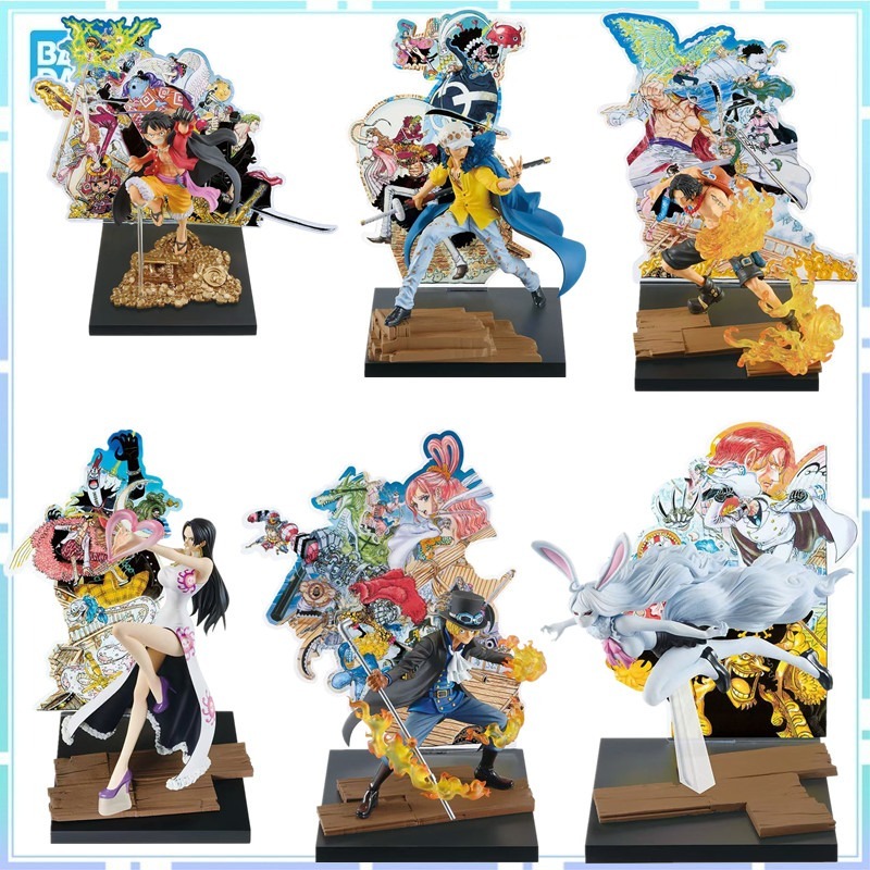 Model Kit Yamato - バンダイ-漫画のアクションフィギュア,おもちゃ,一番,クジ,wt100,ルフィ,サボ,ヤマト,ハンコック,ニンジン,法,エース,1個