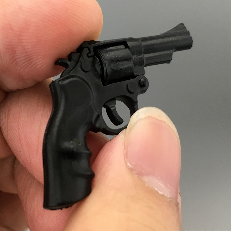 Model Kit Revolver - 1/6 スケール リボルバー組み立てモデルキット ソルジャーピストルアクセサリー