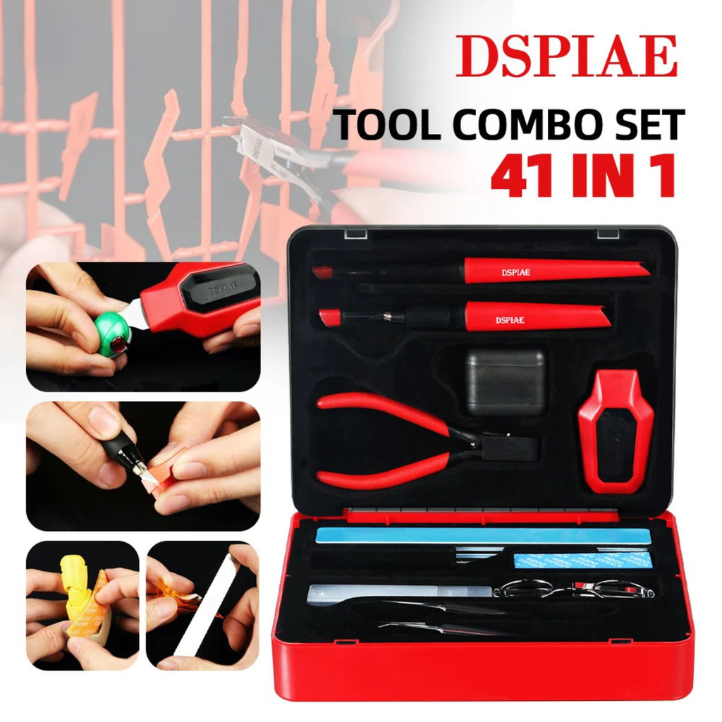 Model Kit Gunpla - DSPIAE TC-S01 出発ツールコンボセット ガンプラスケールモデル DIY 組み立て初心者キット用