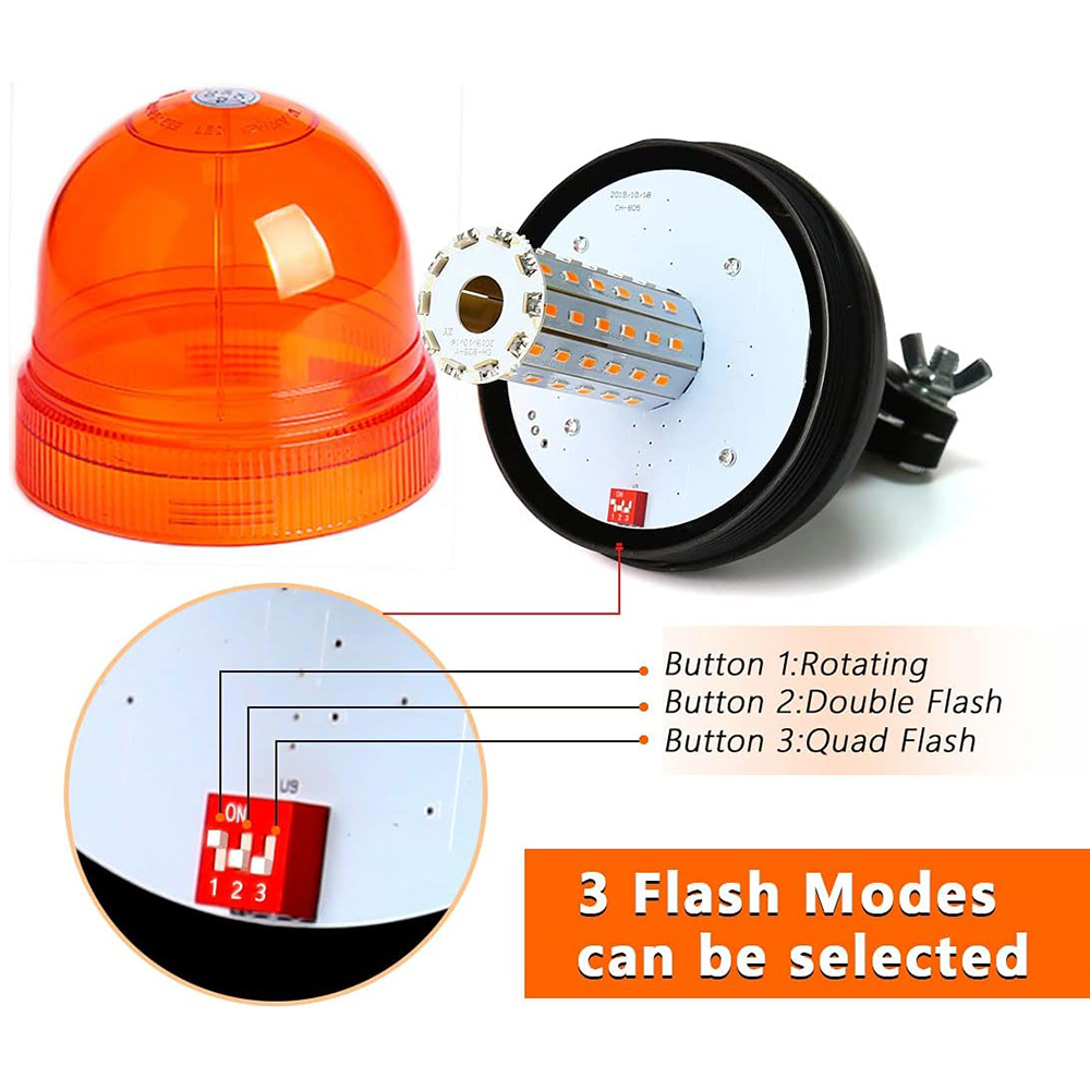 60 LED アンバートラクターオートバイフォークリフトスト - Model Kit Led のレビューと価格