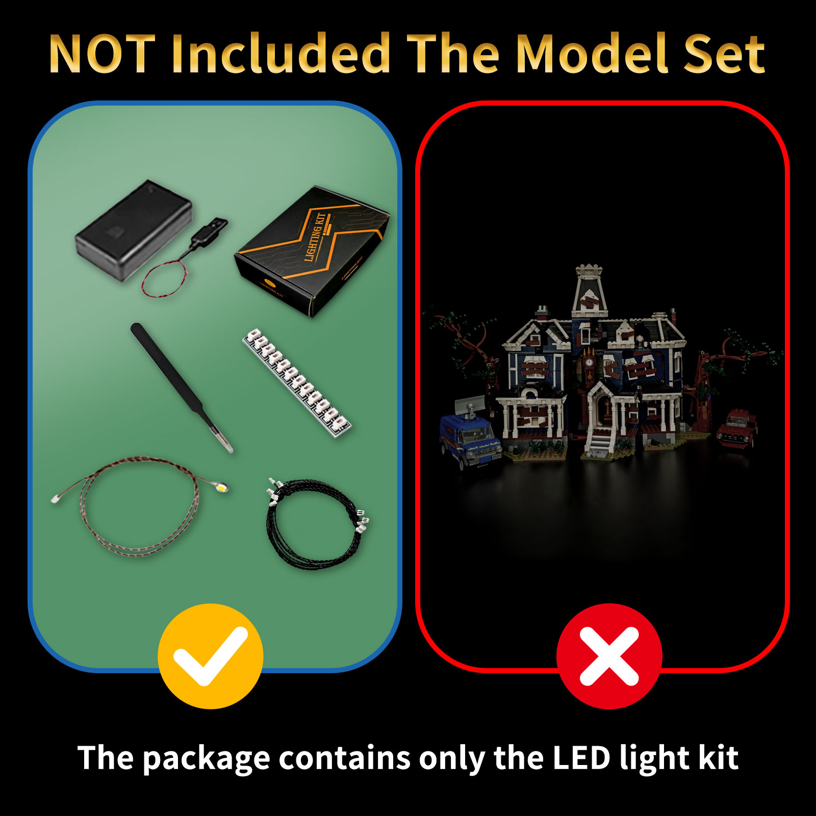 LYBMTWF LED 照明キットは、レゴ 11370 スト - Model Kit Lego のレビューと価格