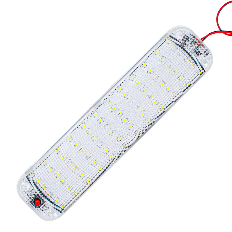 72LED 車内ライト 12-80V 固定天井ライト トラッ - Model Kit Ship のレビューと価格