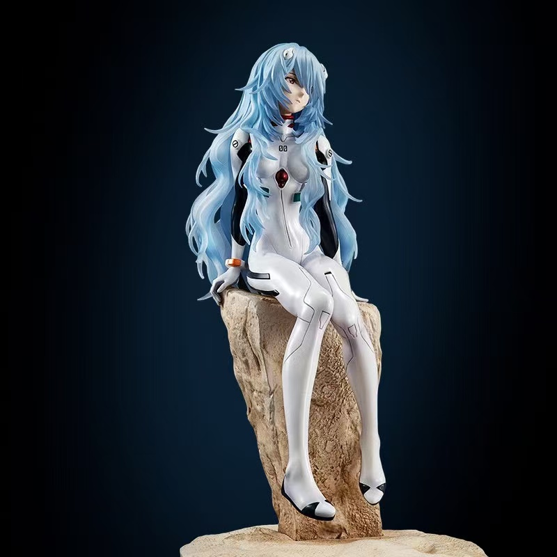 新世紀サウンド ロングヘア 綾波レイ 座像 フィギュア アス - Model Kit Aoshima のレビューと価格