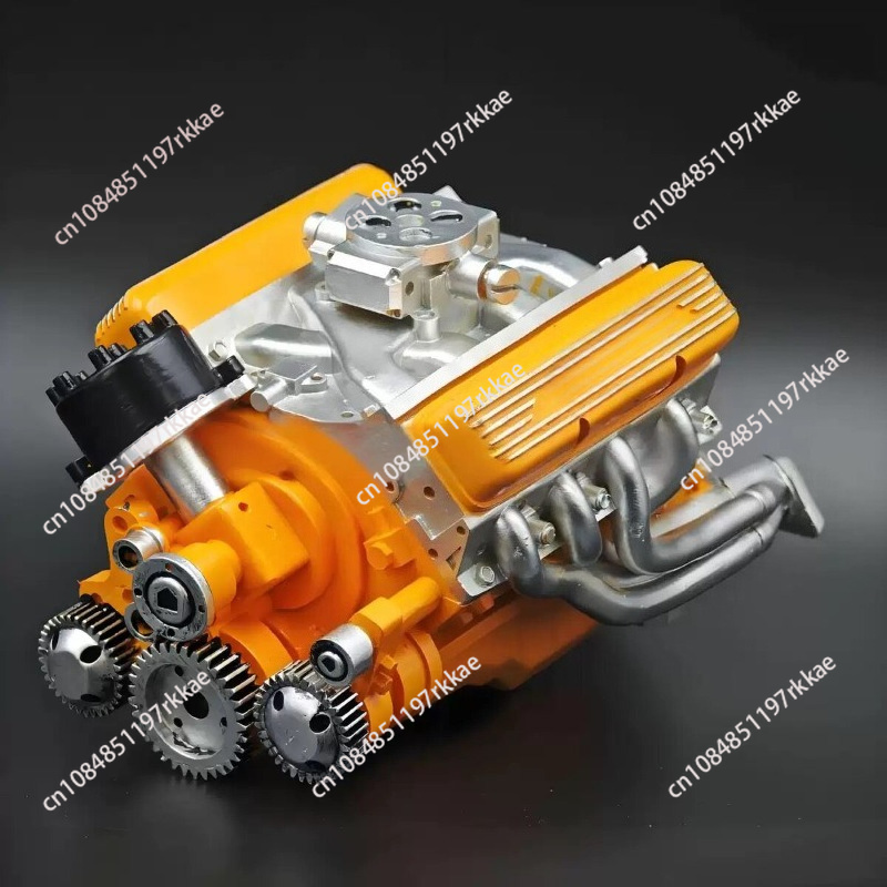樹脂製V8エンジンモデルキットOHVガソリンエンジンレプリカ - Model Kit V8 Engine のレビューと価格