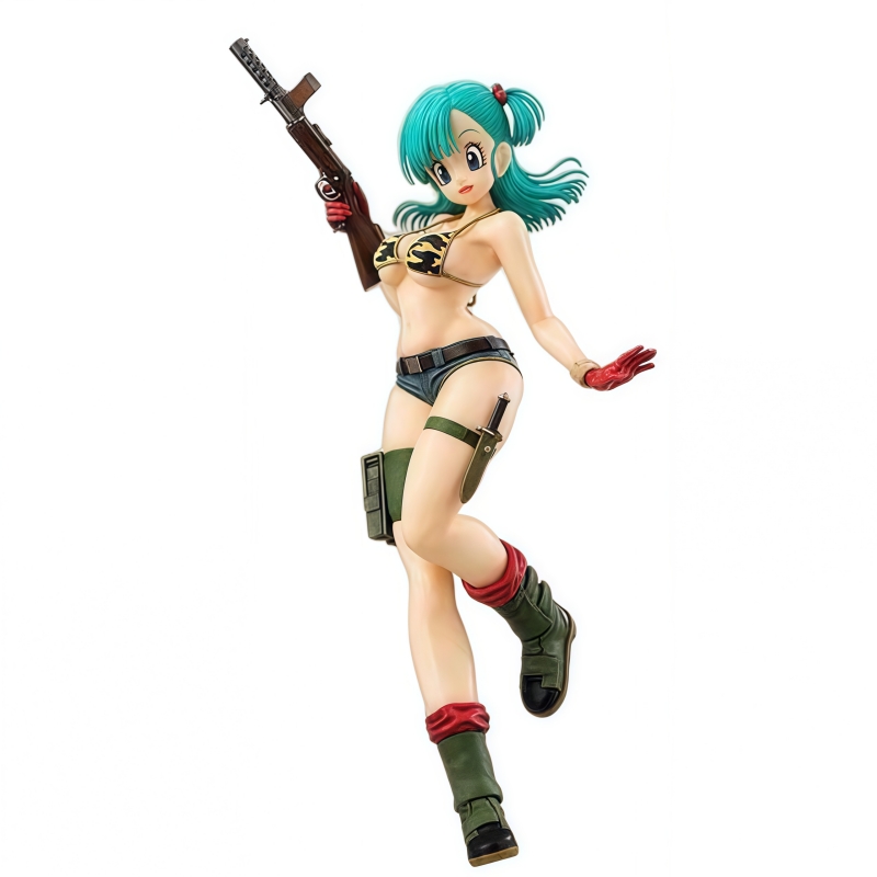 ドラゴンボール Z アニメ人形ブルマフィギュアモデル人形迷彩 - Model Kit Dragon Ball のレビューと価格
