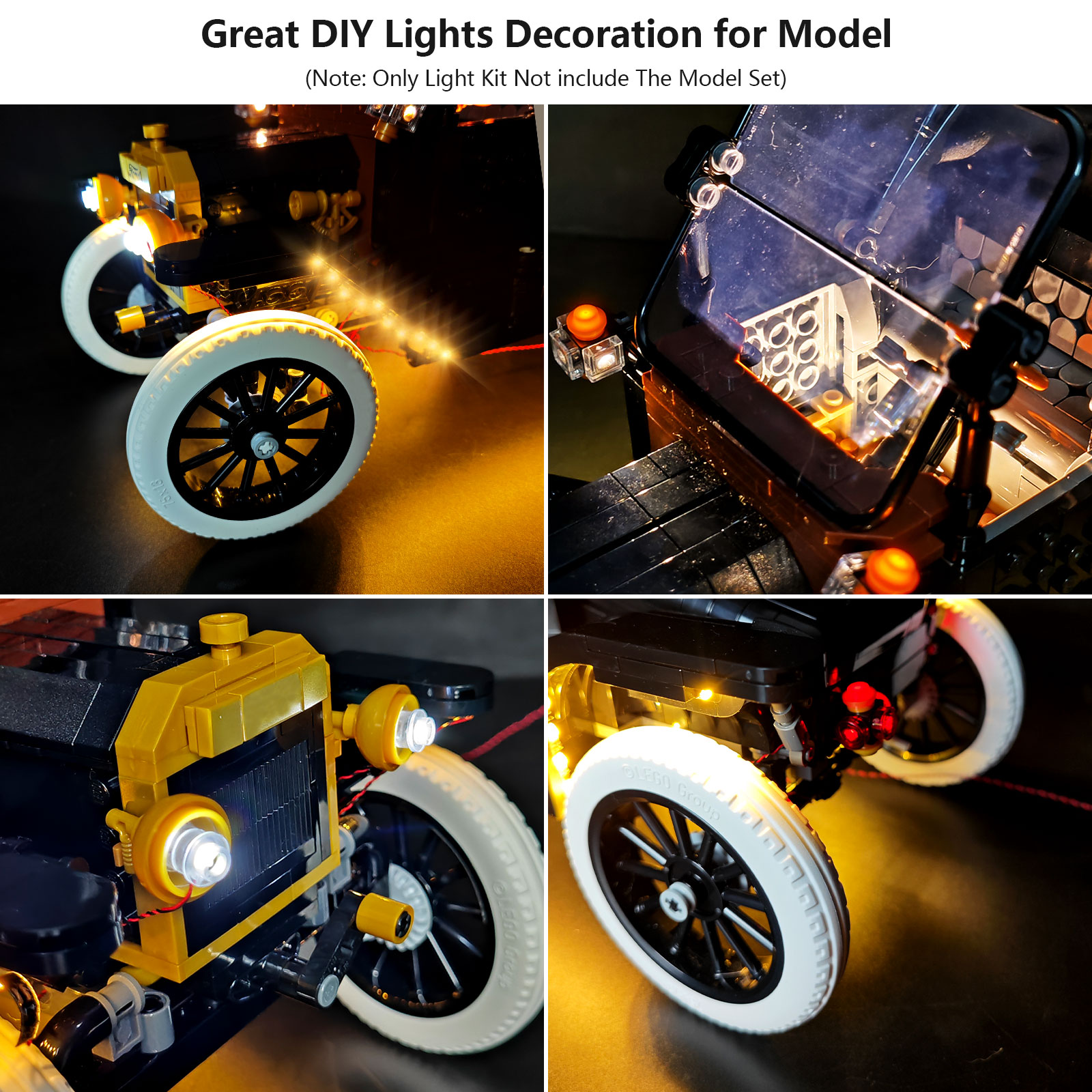 LYBMTWF LED照明キット レゴ11376フォードモデ - Model Kit Lego のレビューと価格