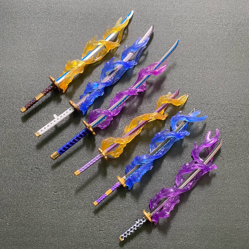 DIY兵士アクセサリー侍炎刀特殊効果魔法改造ビッグナイフアク - Model Kit Zero のレビューと価格