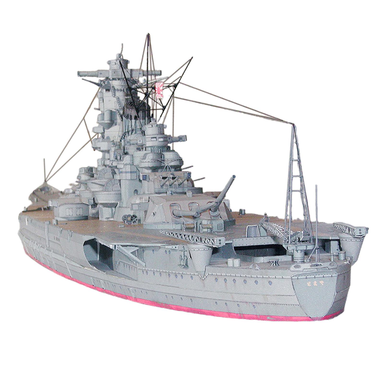 1pc WW2 大和海軍船パズル DIY 紙モデルキット手作 - Model Kit Yamato のレビューと価格