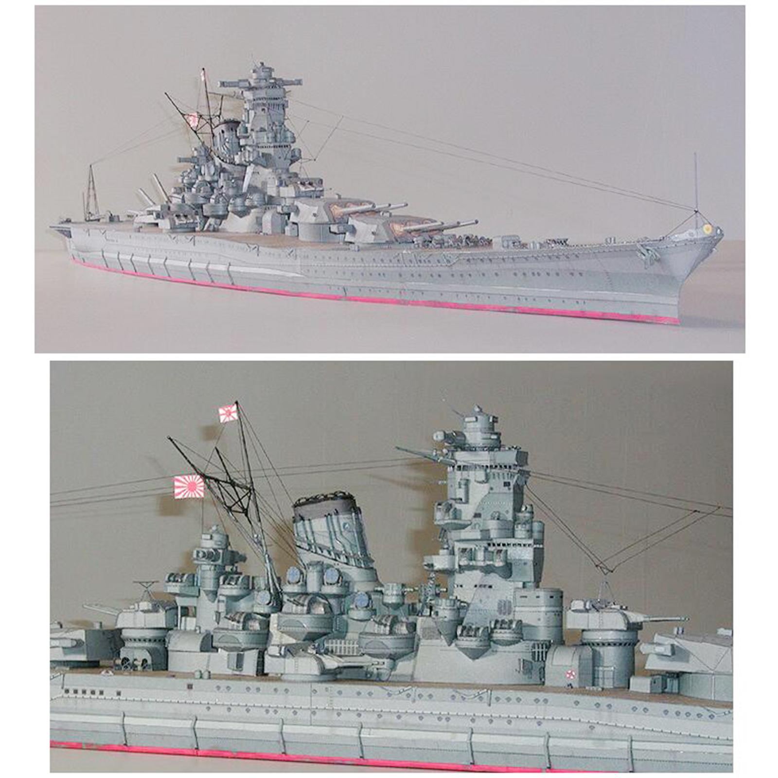 1pc WW2 大和海軍船パズル DIY 紙モデルキット手作 - Model Kit Yamato のレビューと価格