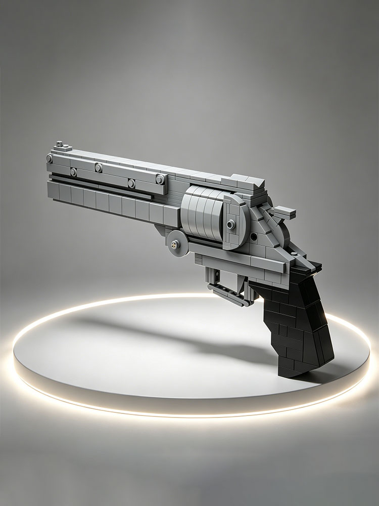 MOC新型リボルバーモデルキット、クリエイティブピストルコレ - Model Kit Revolver のレビューと価格