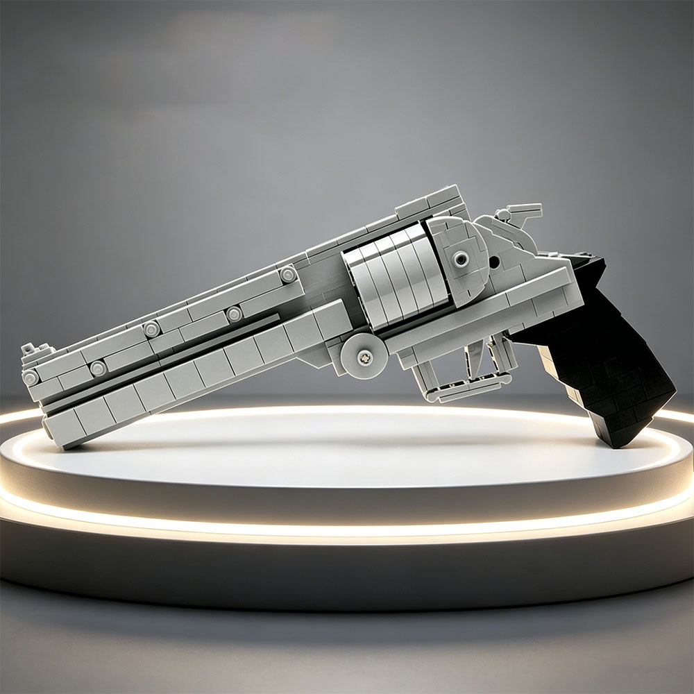 MOC新型リボルバーモデルキット、クリエイティブピストルコレ - Model Kit Revolver のレビューと価格