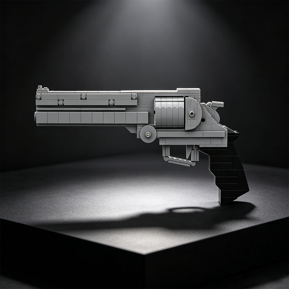 MOC新型リボルバーモデルキット、クリエイティブピストルコレ - Model Kit Revolver のレビューと価格