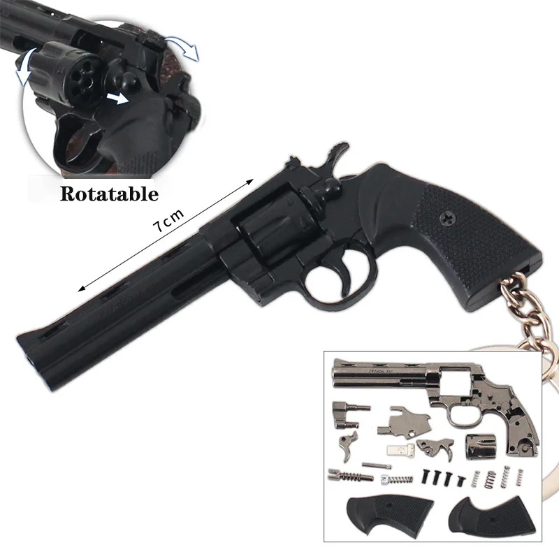 7 センチメートル取り外し可能なコルト 357 リボルバー金 - Model Kit Revolver のレビューと価格