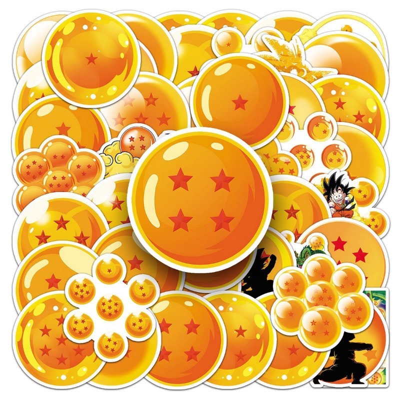 50 個ドラゴンボール PVC ステッカー漫画アニメ超サイヤ - Model Kit Dragon Ball のレビューと価格