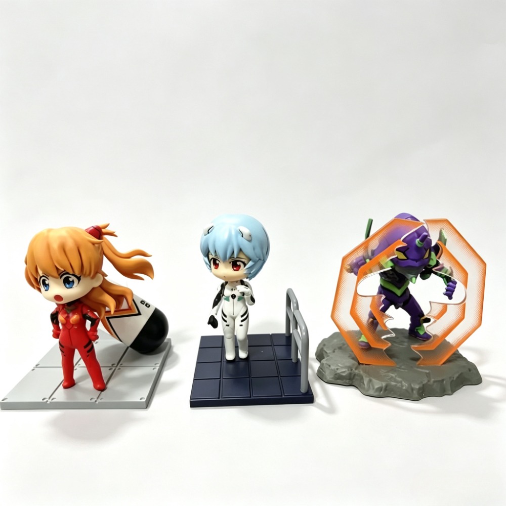 6 センチメートル 3 ピース/セットアニメ新世紀エヴァンゲ - Model Kit Aoshima のレビューと価格