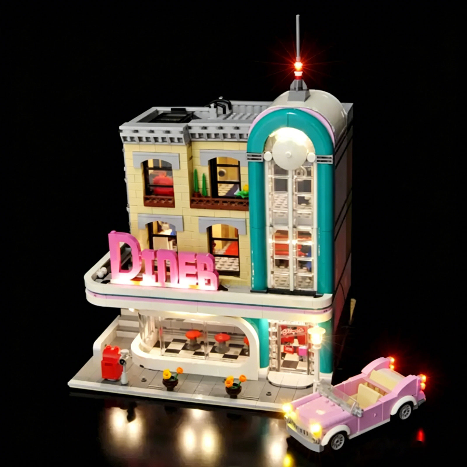 LYBMTWF LED照明キット レゴ10260ノスタルジッ - Model Kit Lego のレビューと価格