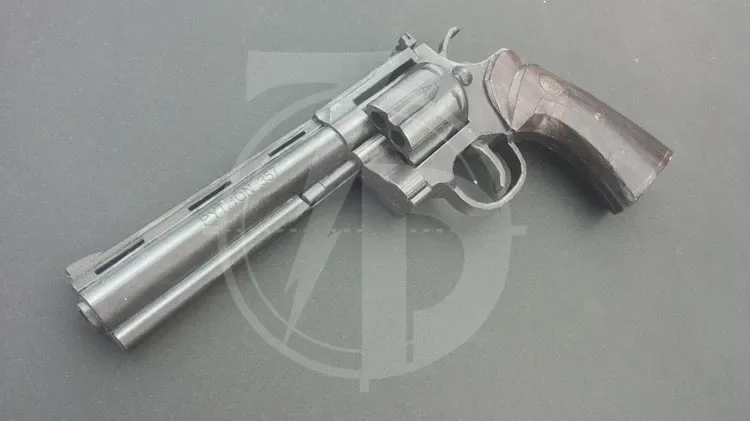 1:1 リボルバー パイソンガン 3D ペーパーモデル DI - Model Kit Revolver のレビューと価格