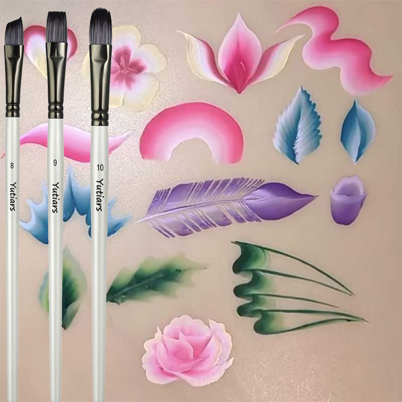 10本入りフェイスペイントブラシセット - 水彩、グラデーシ - Model Kit Acrylic Paint のレビューと価格