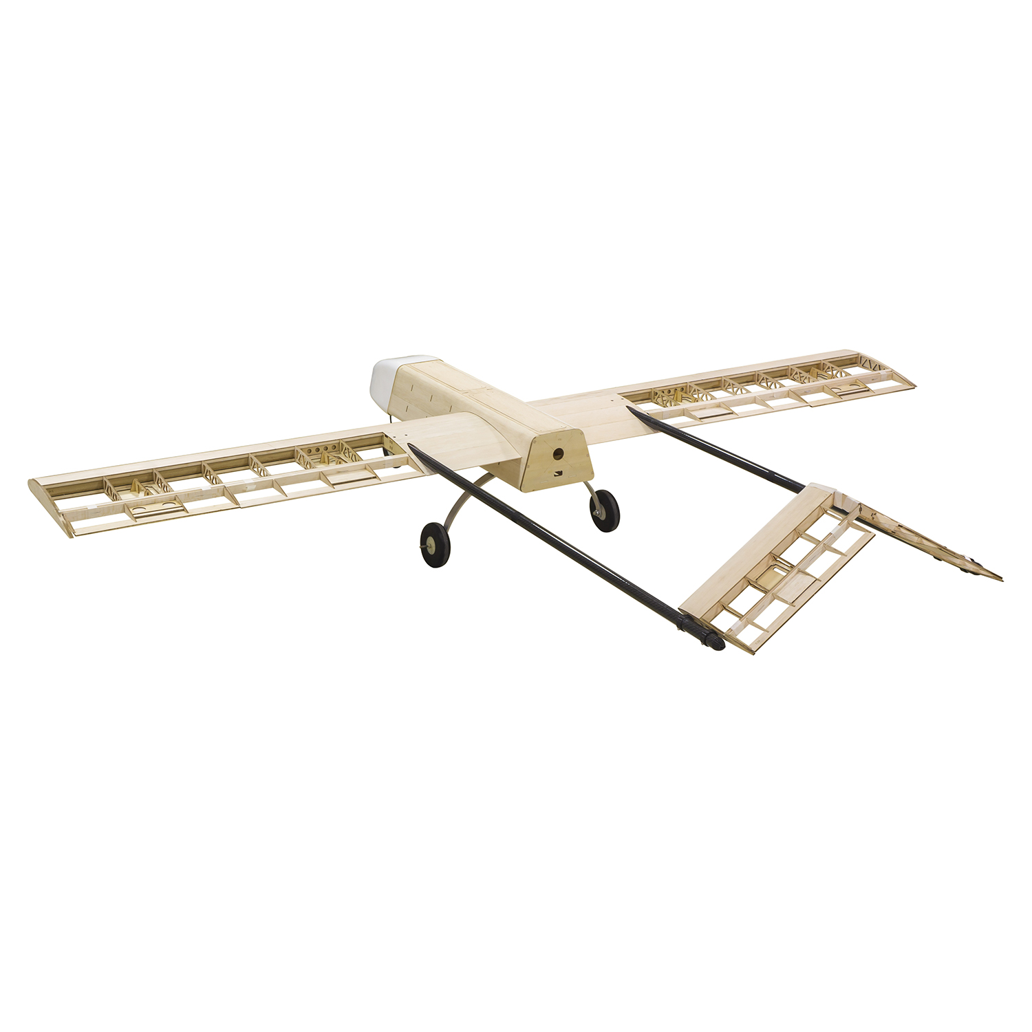 RC飛行機レーザーキットカットバルサ材飛行機RQ7シャドウフ - Model Kit Planes のレビューと価格