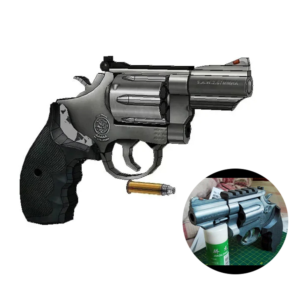 大人と子供のための手動銃,3D m66モデル,DIY,建設モ - Model Kit Revolver のレビューと価格