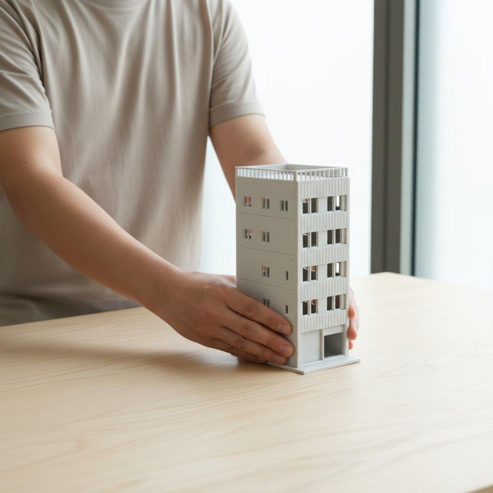 建築プロジェクトや街並みジオラマ用の組み立て式ミニチュア和風 - Model Kit Toy のレビューと価格