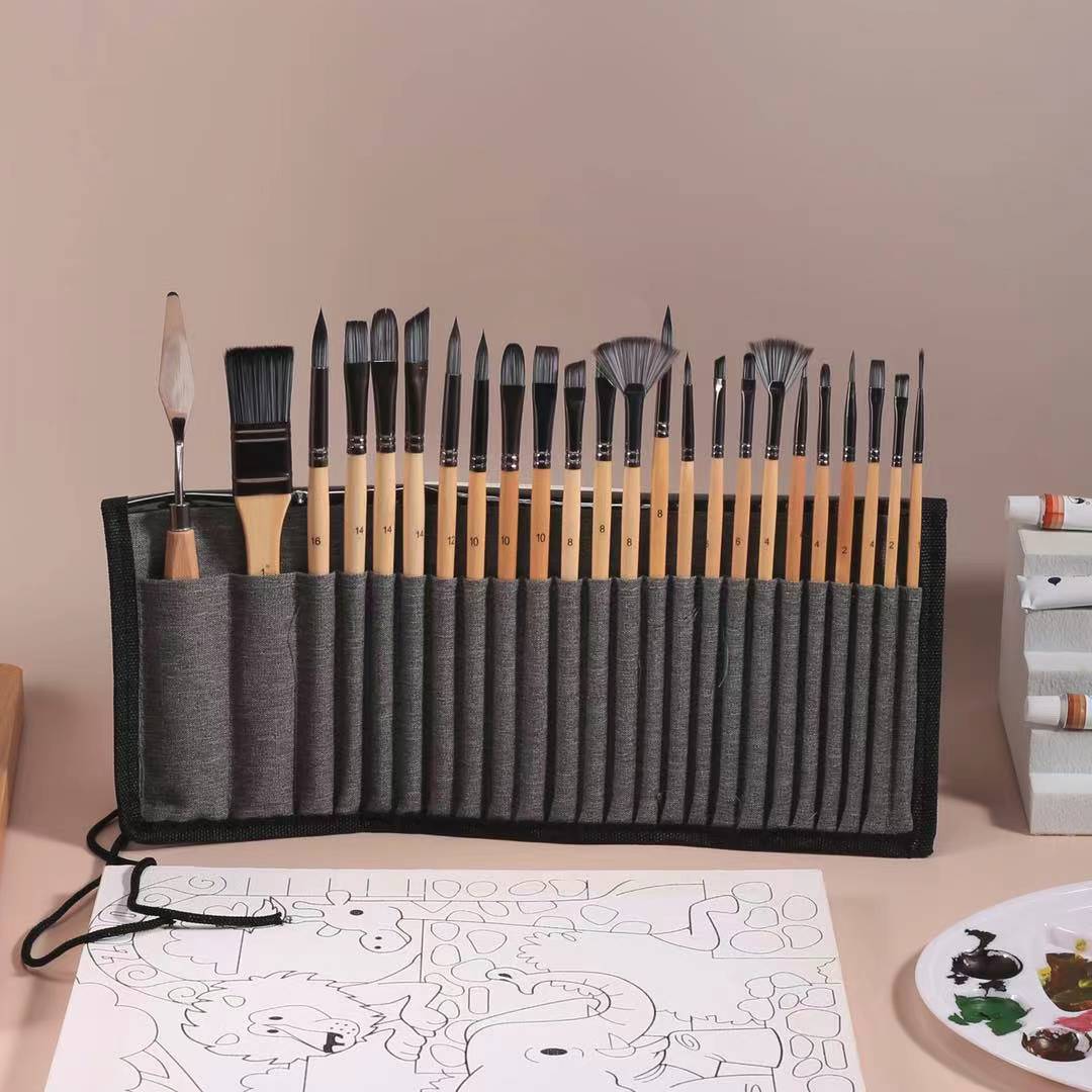 Artist-アクリル絵筆,水彩絵の具用ナイロンブラシのセッ - Model Kit Acrylic Paint のレビューと価格