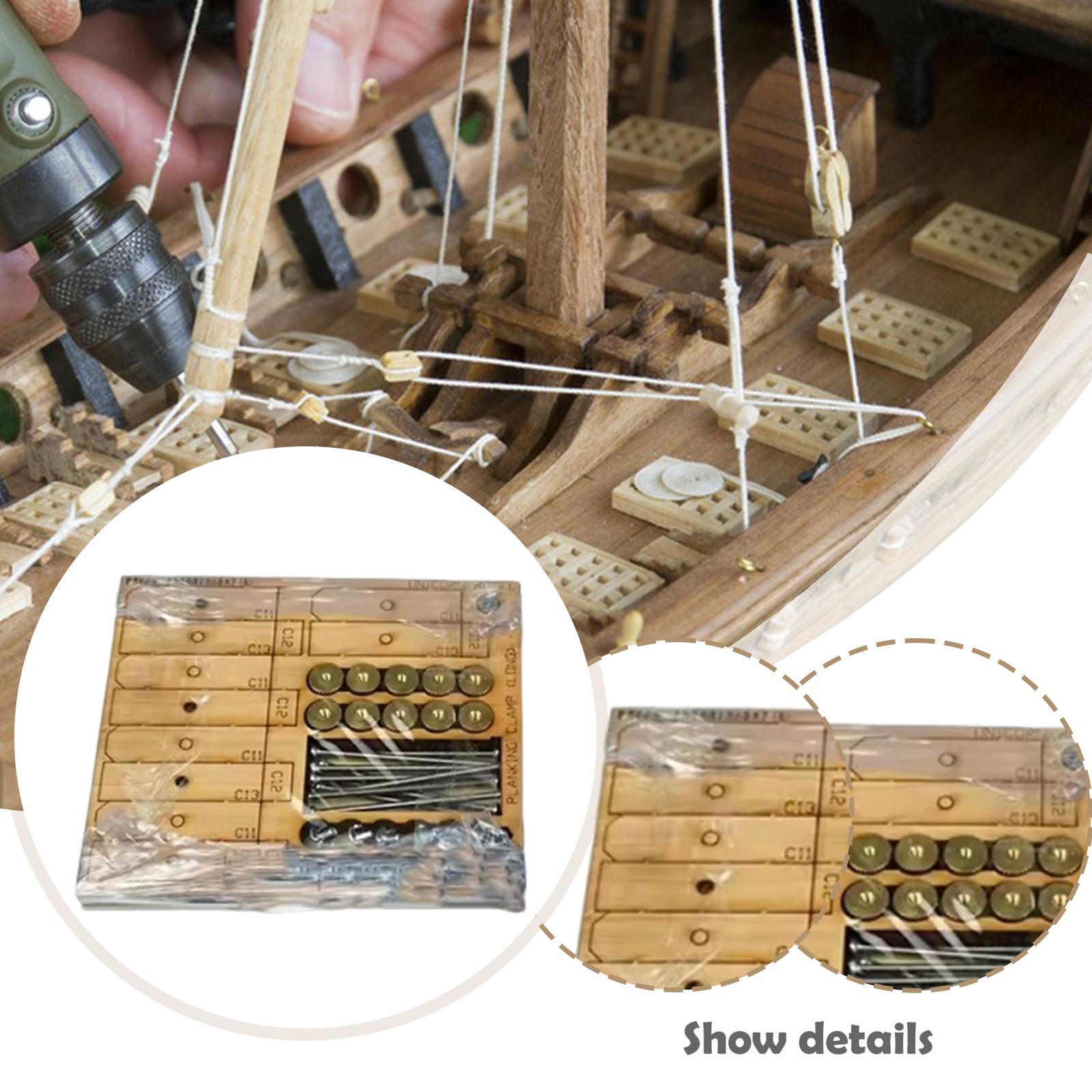 船舶模型船体プランキングクランプ実用的な木製ネジクランプ船体 - Model Kit Ship のレビューと価格