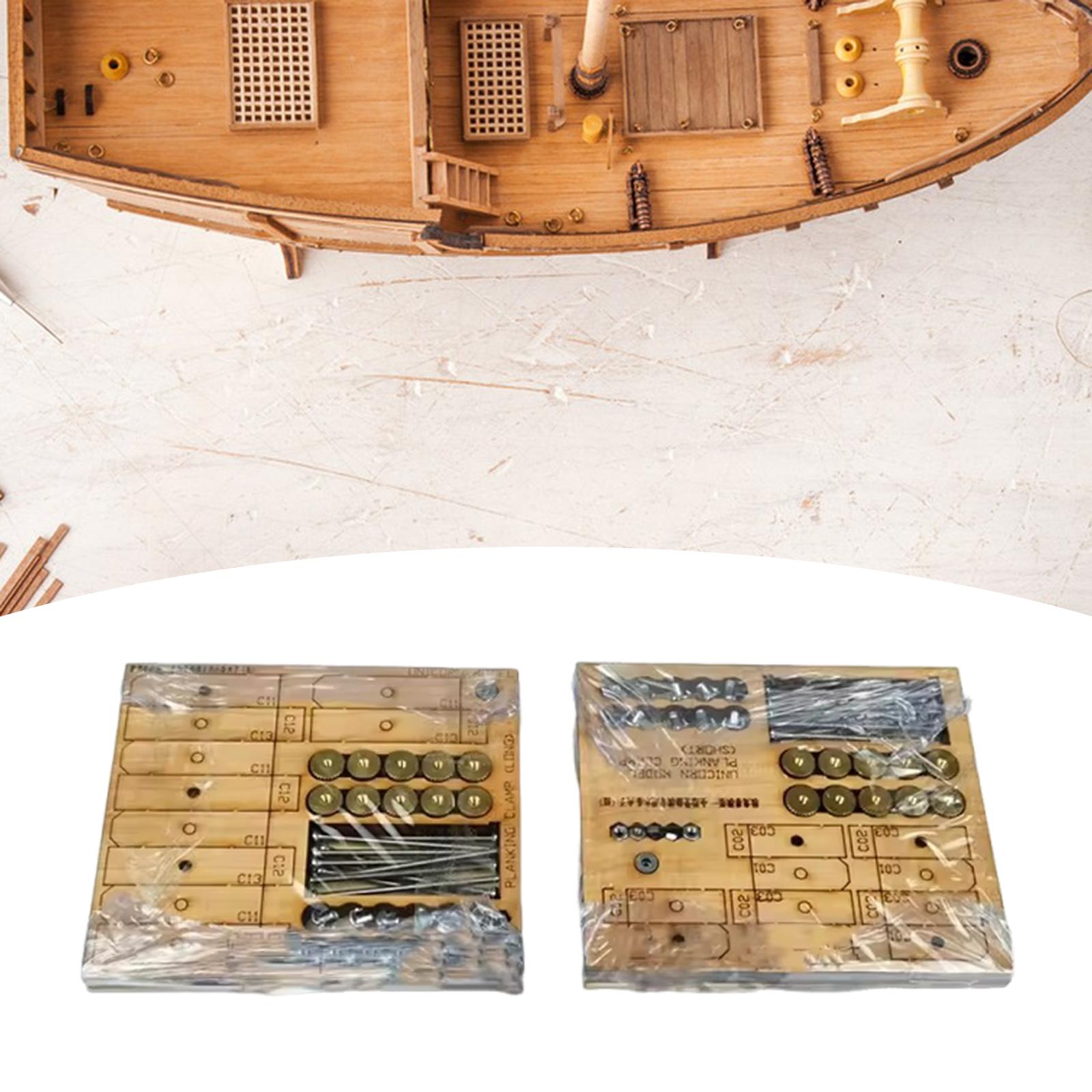 船舶模型船体プランキングクランプ実用的な木製ネジクランプ船体 - Model Kit Ship のレビューと価格
