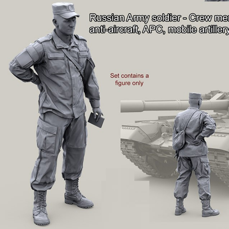 1/35 ダイキャスト樹脂フィギュアモデル構築キット現代ロシ - Model Kit Gunpla のレビューと価格