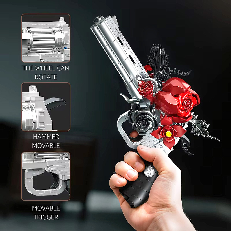 新入荷 JJ9218 クラフトローズガンおもちゃリボルバーモ - Model Kit Revolver のレビューと価格