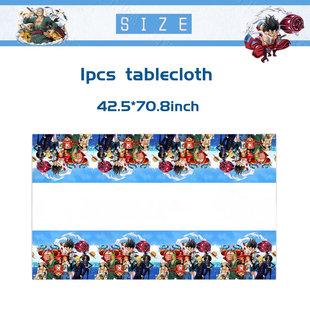 108*180 センチメートルワンピースアニメテーブルクロス - Model Kit One Piece Bandai のレビューと価格