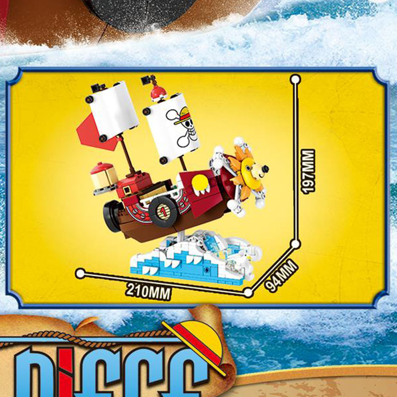 4in1 ワンピース サウザンドサニー マイクロブリック ワ - Model Kit Thousand Sunny のレビューと価格