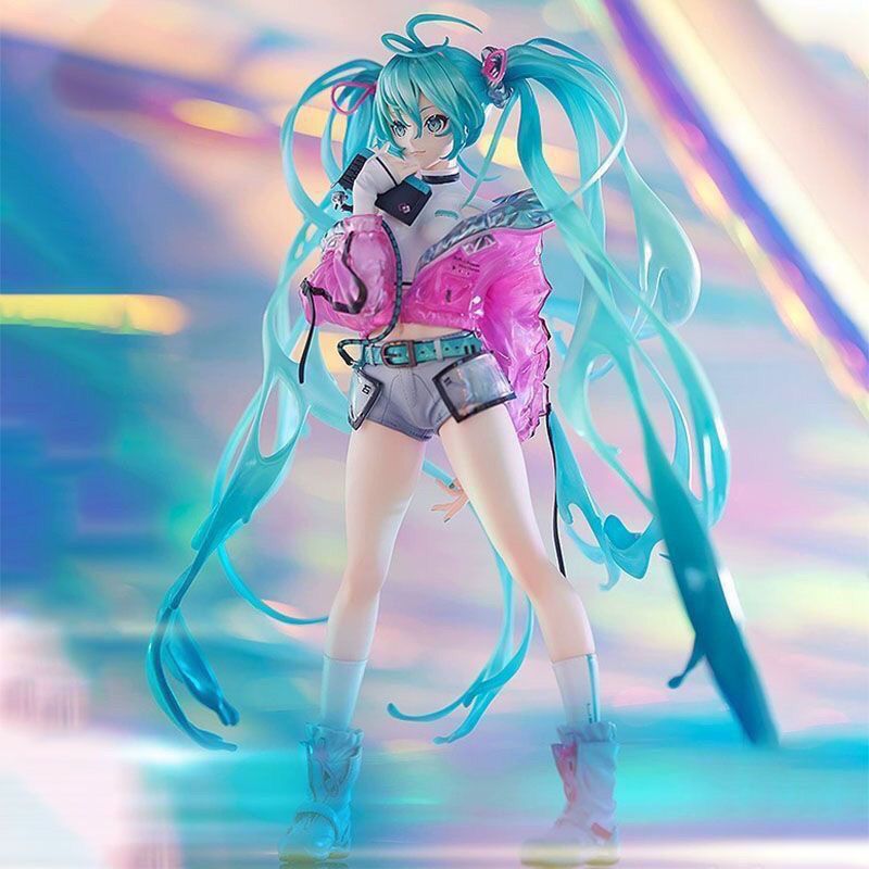 三矢山舞初音ミクツインテールフィギュア、可愛いアニメガール車 - Model Kit Girl のレビューと価格