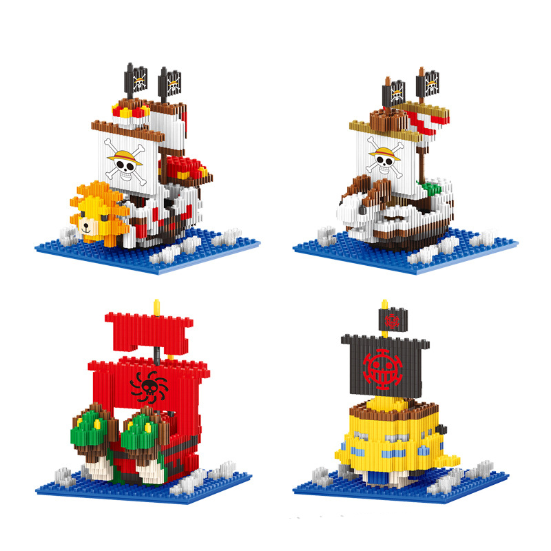 サウザンドサニー微ビルディングブロック Linkgo ワンピ - Model Kit Thousand Sunny のレビューと価格