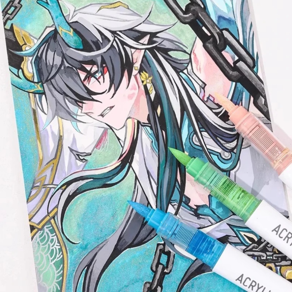 LANGUO 24-288色アクリルマーカーペンセット、直接 - Model Kit Acrylic Paint のレビューと価格