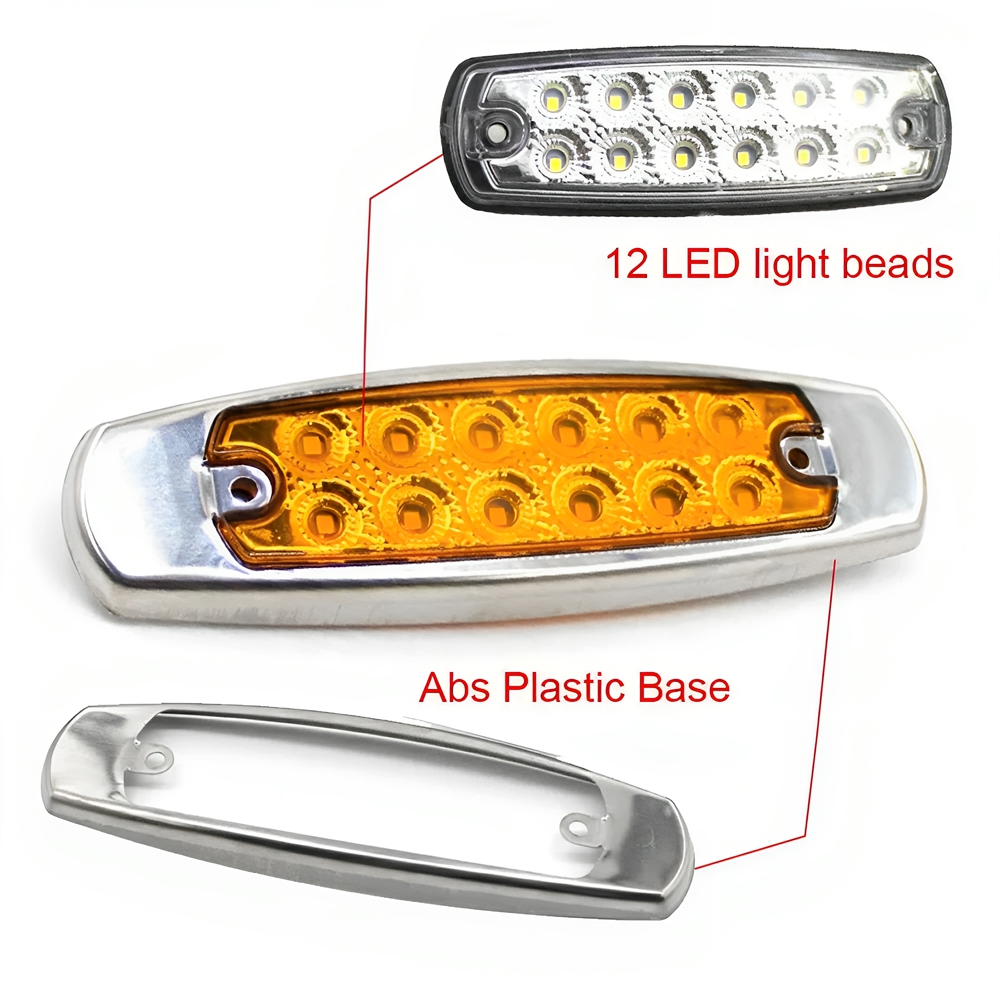 2/6 個 LED 12V 24V 車のトラック LED サ - Model Kit Ship のレビューと価格