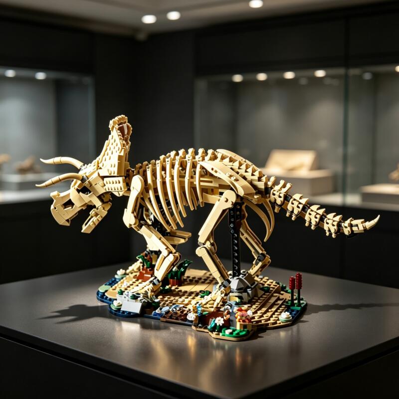 大人気商品 1154ピース 恐竜化石モデル ビルディングブロ - Model Kit Dinosaur のレビューと価格