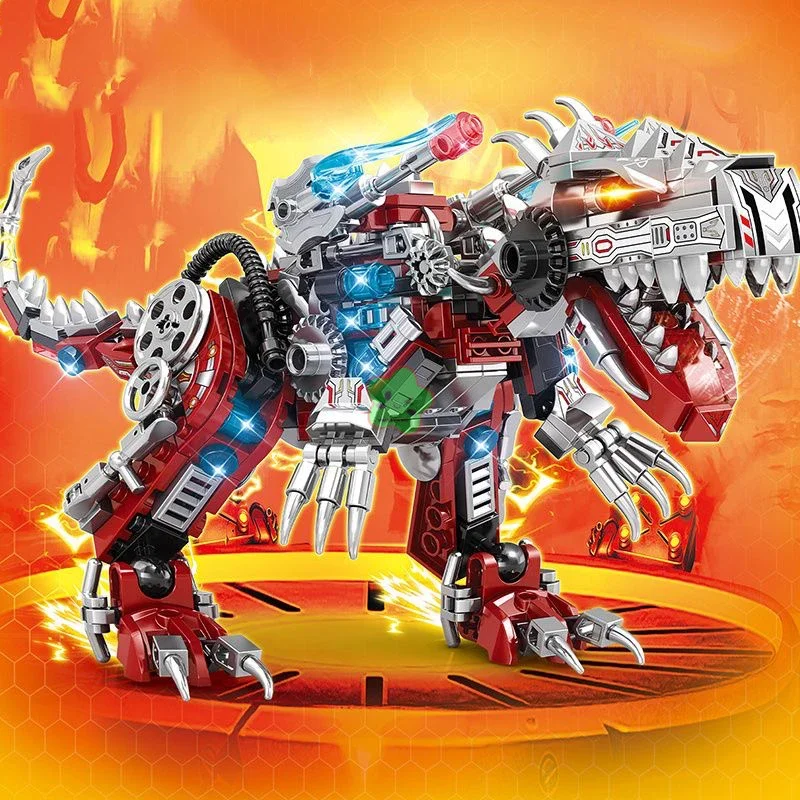 2in1 機械式恐竜/戦闘機モデルビルディングブロッククリエ - Model Kit Dinosaur のレビューと価格