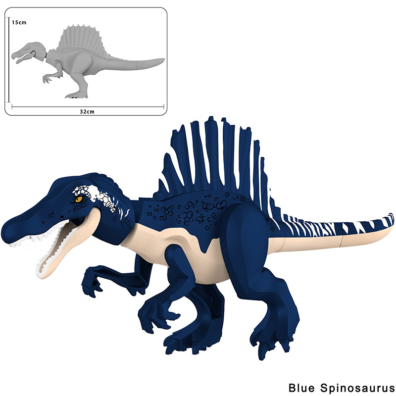 ジュラ紀恐竜世界大型スピノサウルスモデルビルディングブロック - Model Kit Dinosaur のレビューと価格