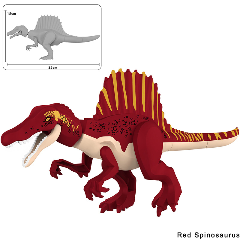 ジュラ紀恐竜世界大型スピノサウルスモデルビルディングブロック - Model Kit Dinosaur のレビューと価格